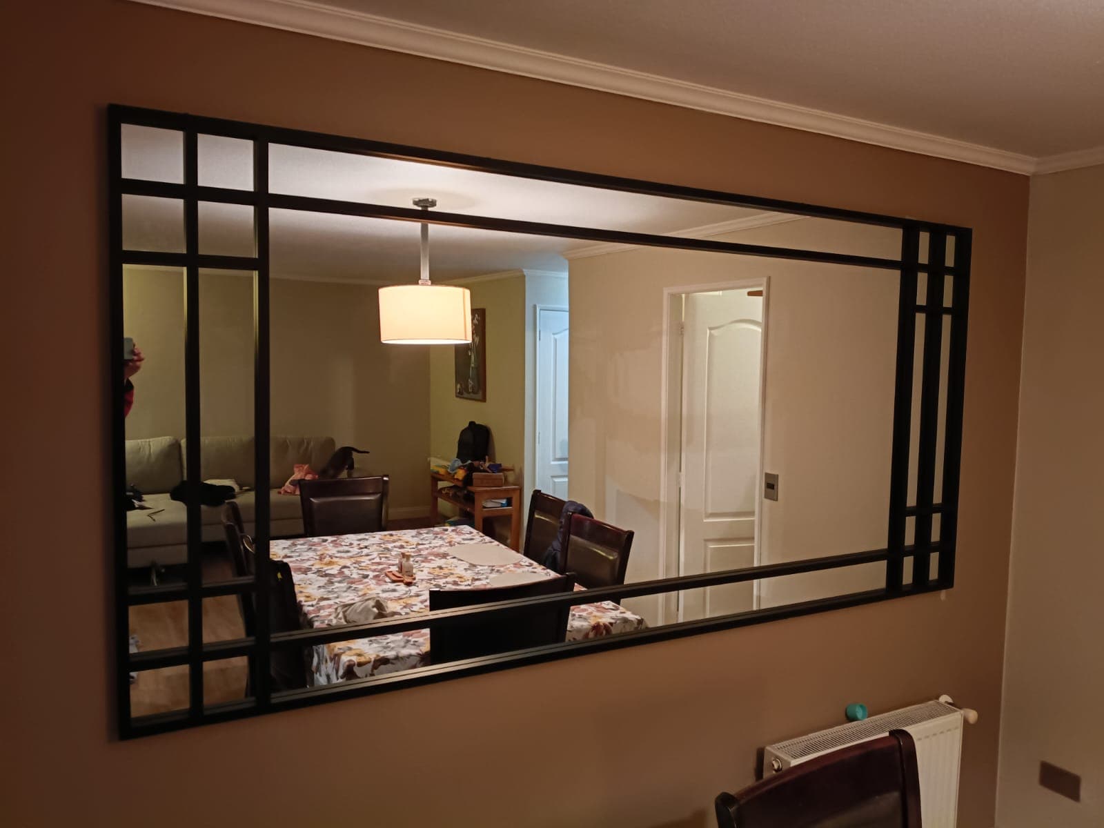 Espejo cuadrado Blanco — Dormitorio